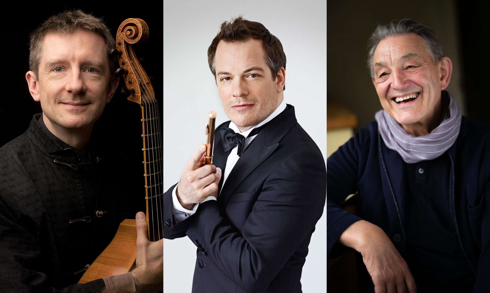 EMMANUEL PAHUD, TREVOR PINNOCK E JONATHAN MANSON