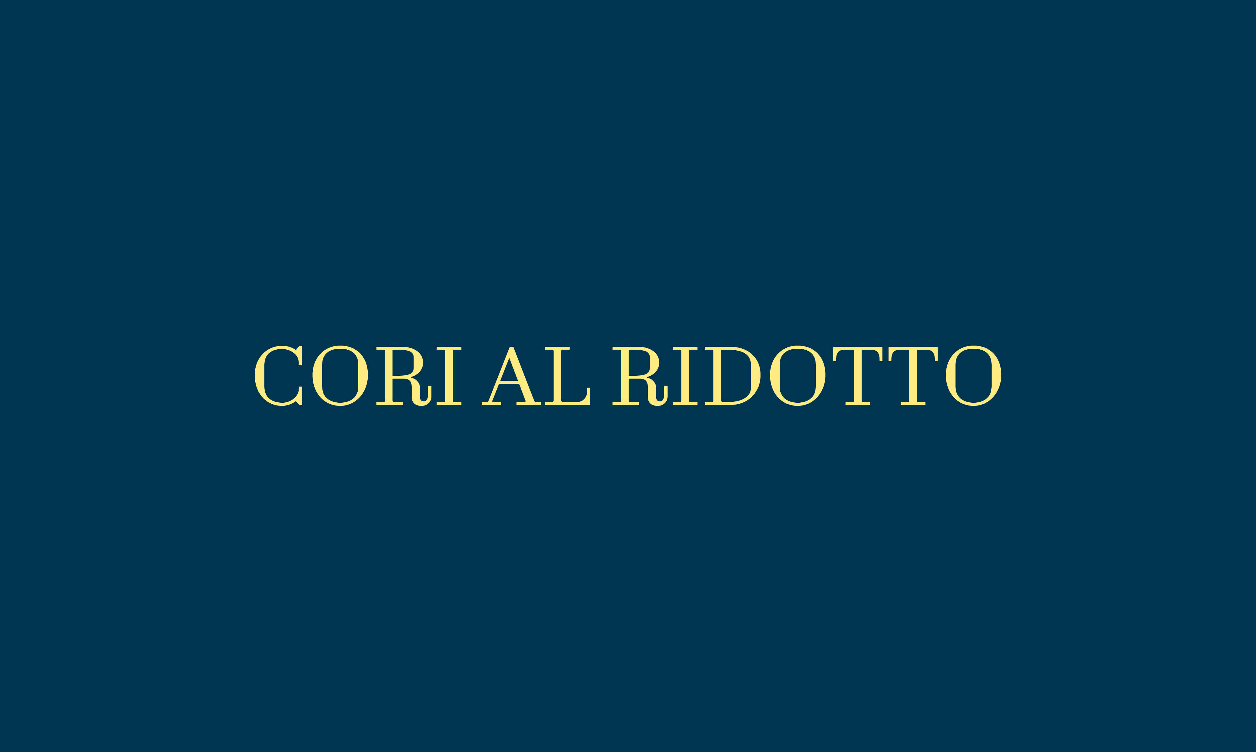 Cori al Ridotto