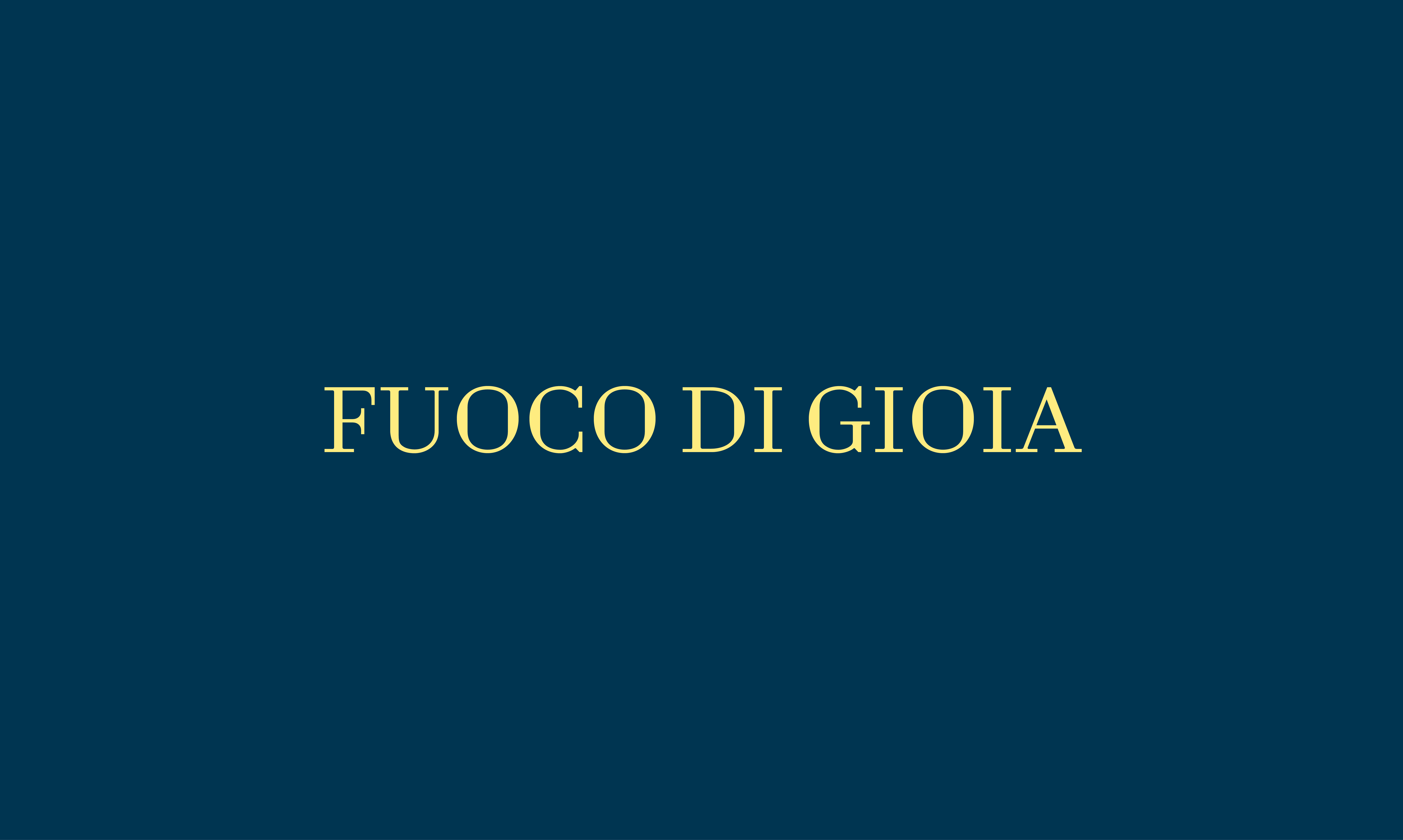 FUOCO DI GIOIA