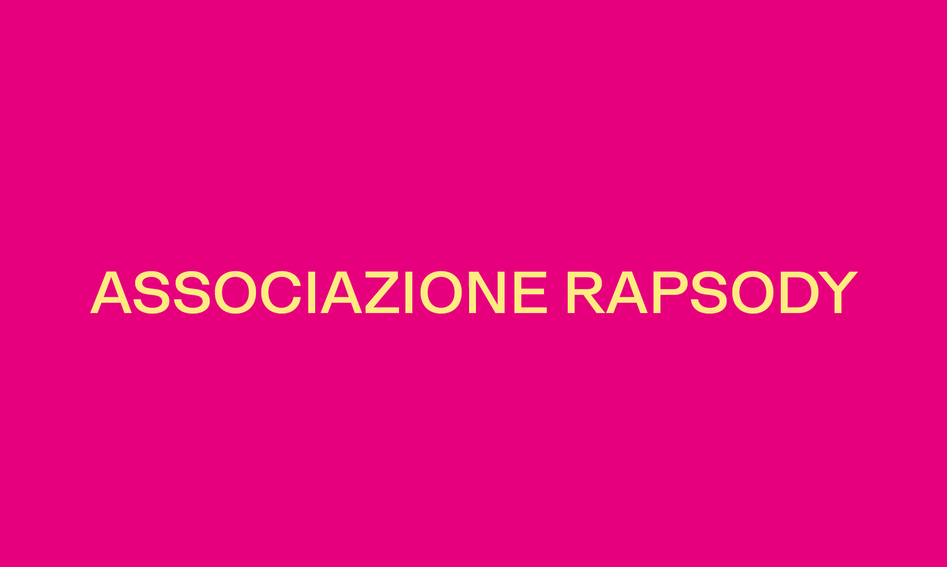 ASSOCIAZIONE RAPSODY